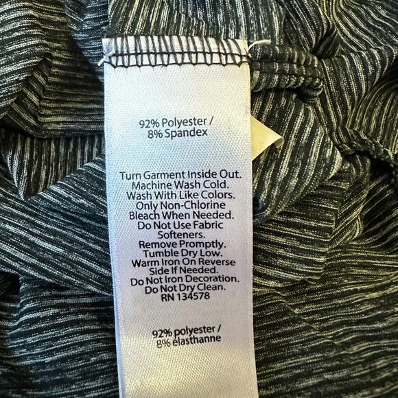 VINEYARD VINES Performance Polo Shirt Gray Striped Golf Sports Preppy - Picture 6 of 8